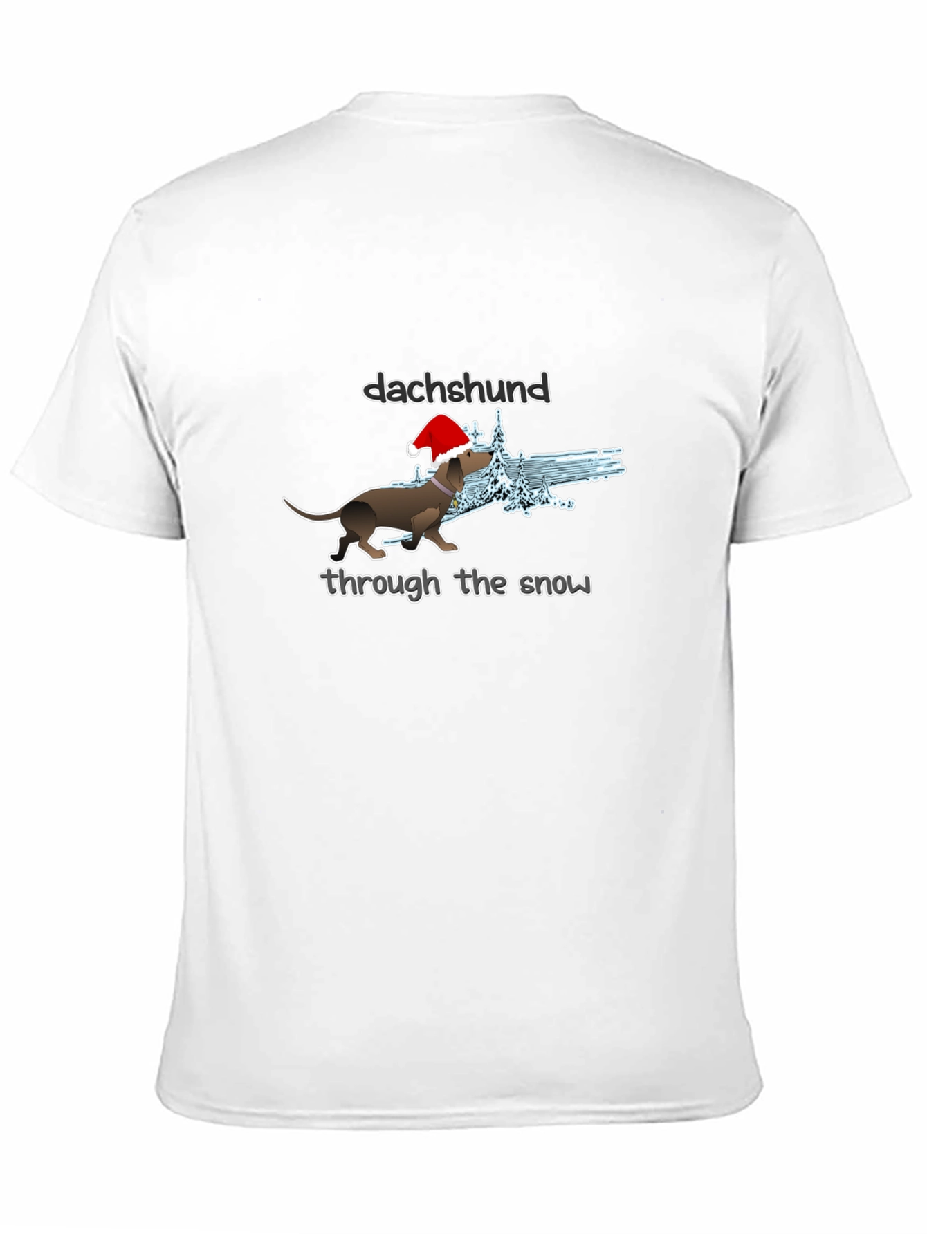 Dachshund Through the Snow Graphic Tee