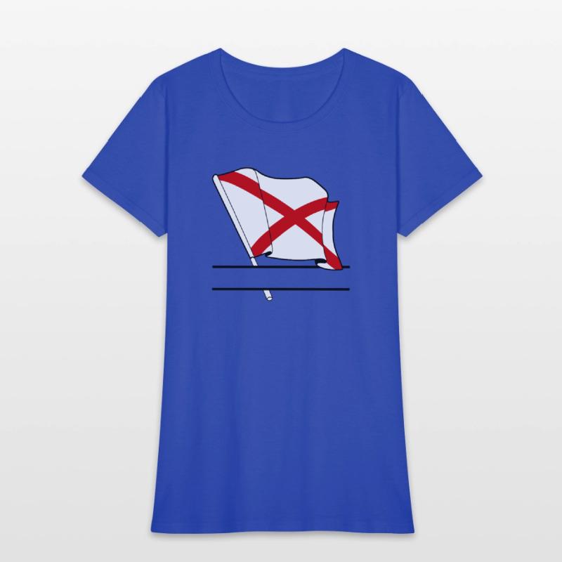 Flag Alabama text banner