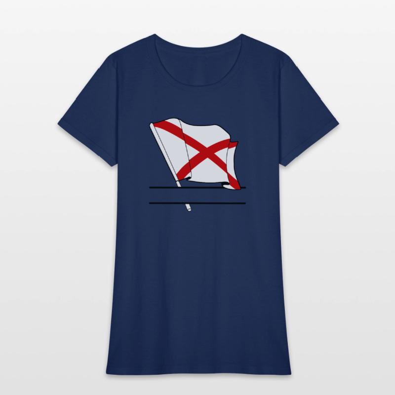 Flag Alabama text banner