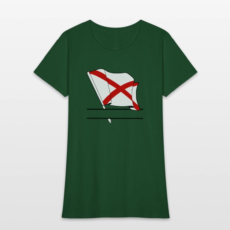 Flag Alabama text banner