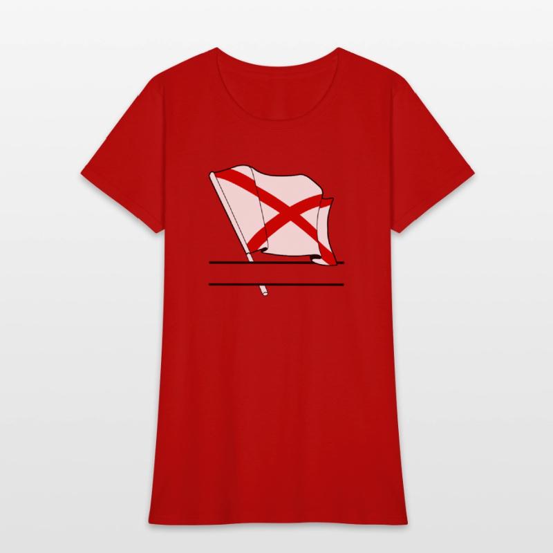 Flag Alabama text banner