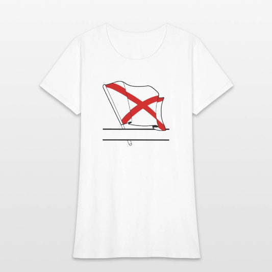 Flag Alabama text banner