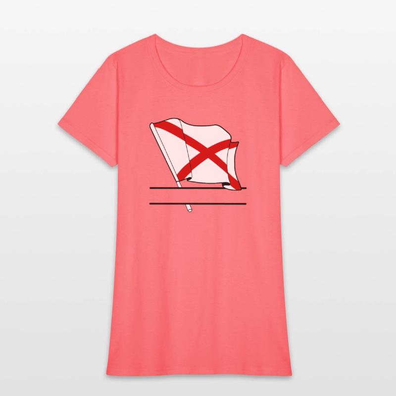 Flag Alabama text banner