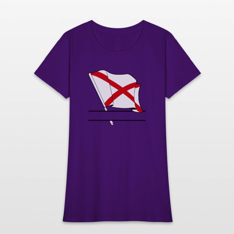 Flag Alabama text banner