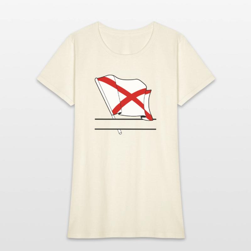 Flag Alabama text banner