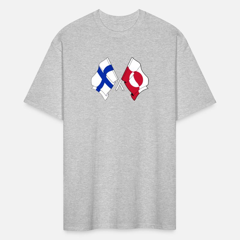 Flag Finland flag Denmark crossed