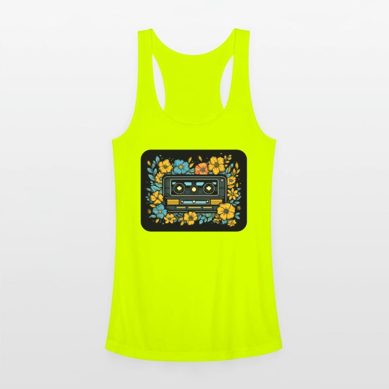 Floral Cassette Tape