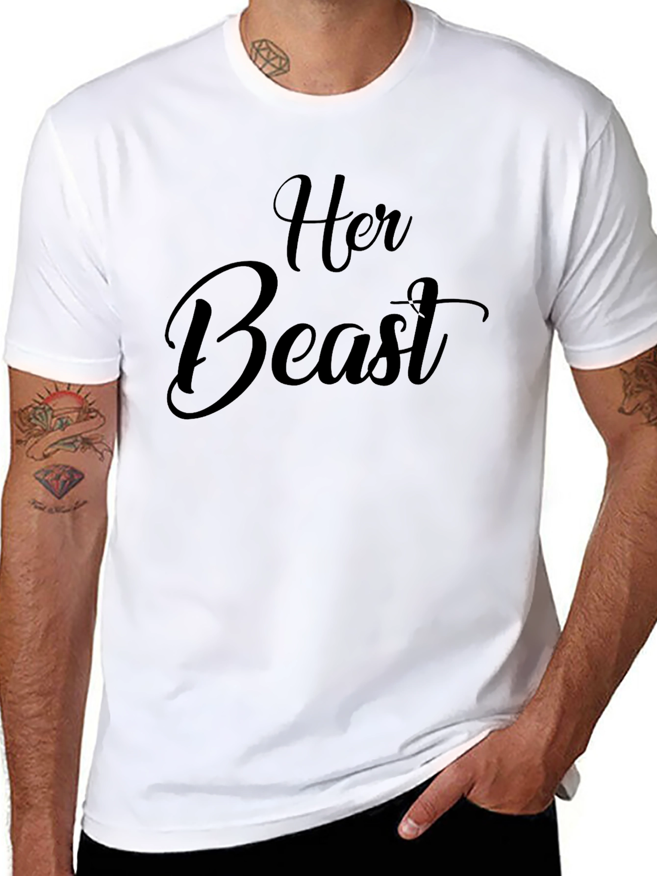 Her Beast Matching Couple T-Shirt