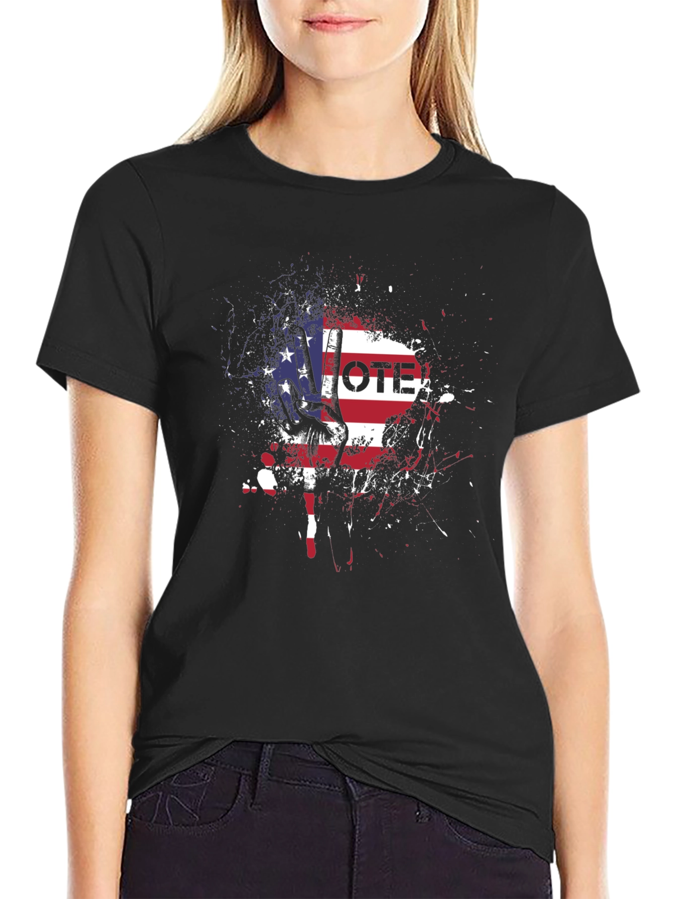 Vote USA Flag T-Shirt