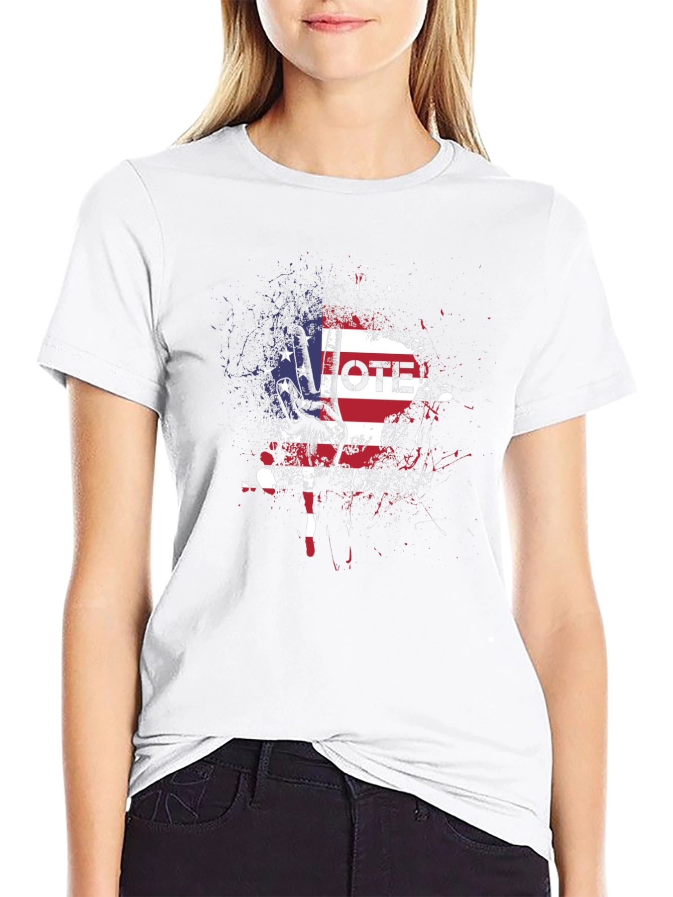 Vote USA Flag T-Shirt