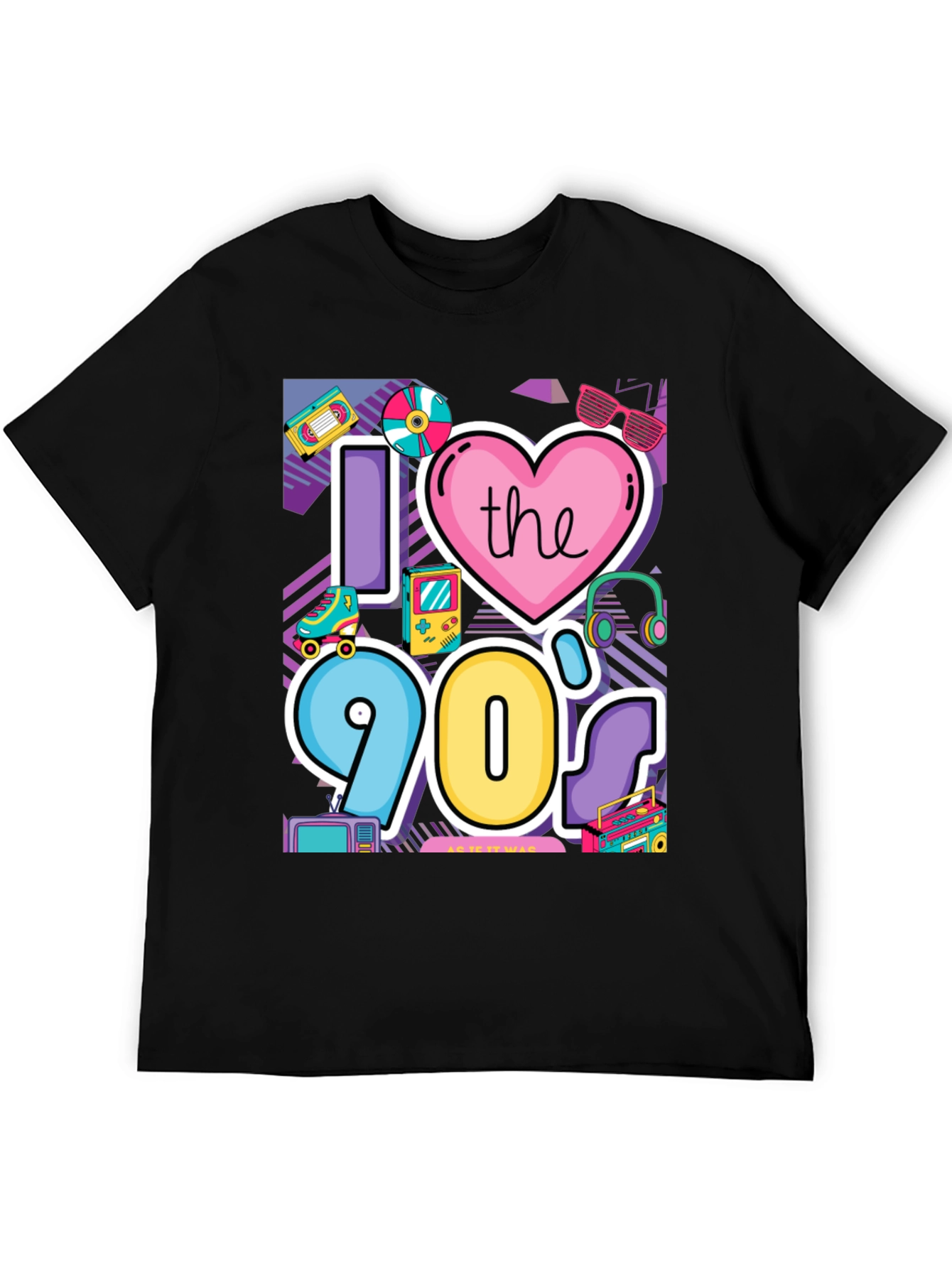 I Love the 90s Retro Graphic Tee
