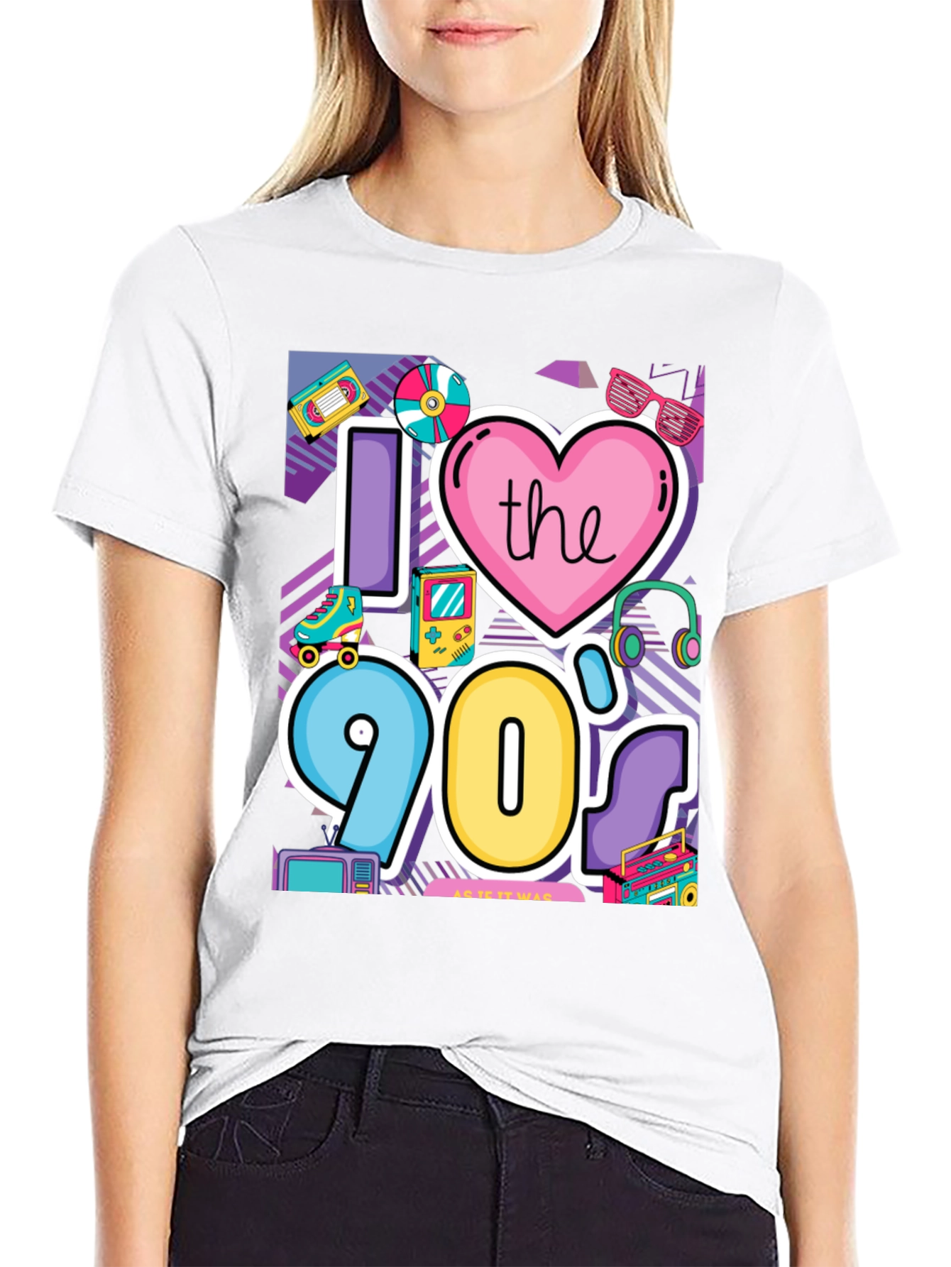I Love the 90s Retro Graphic Tee