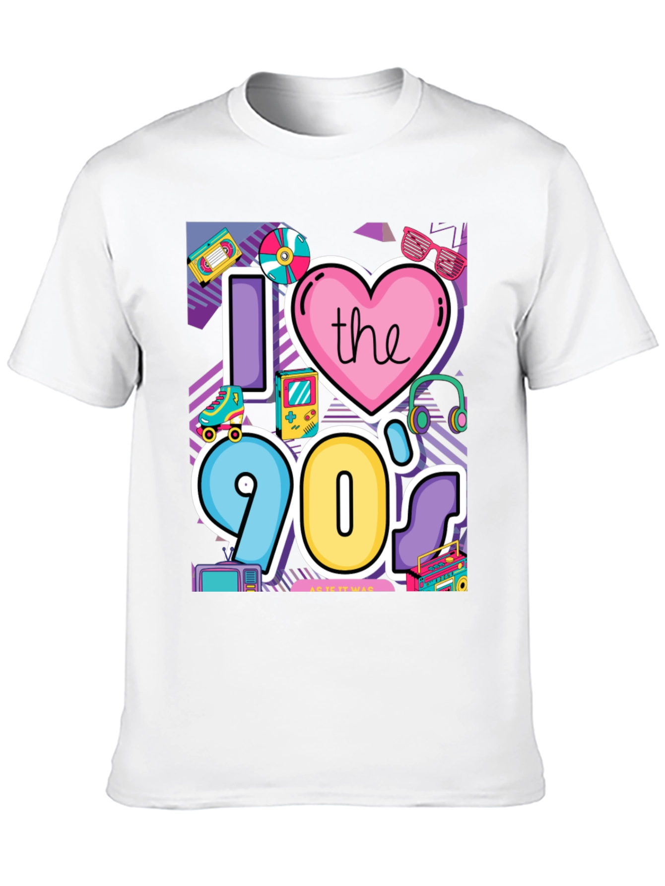 I Love the 90s Retro Graphic Tee