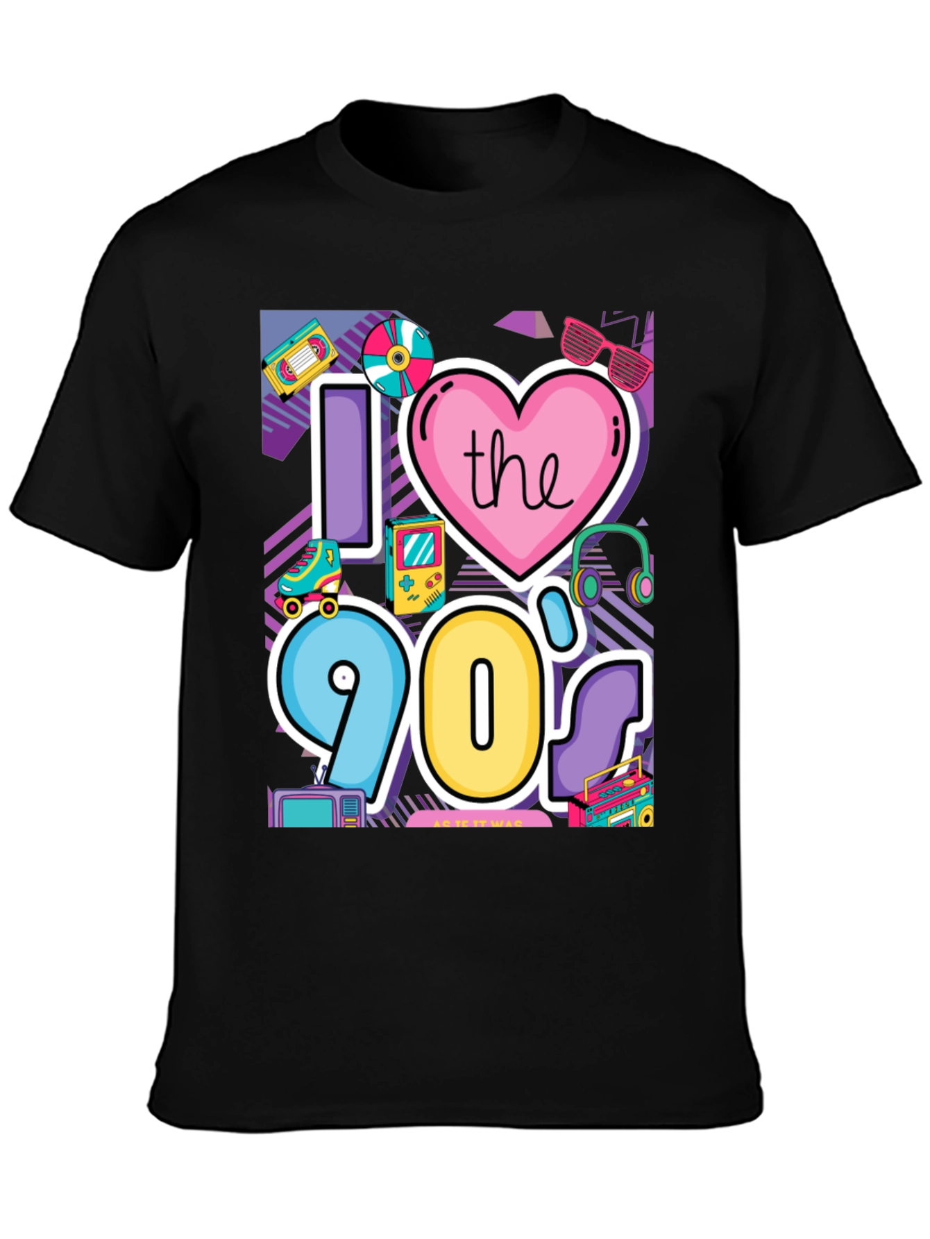I Love the 90s Retro Graphic Tee