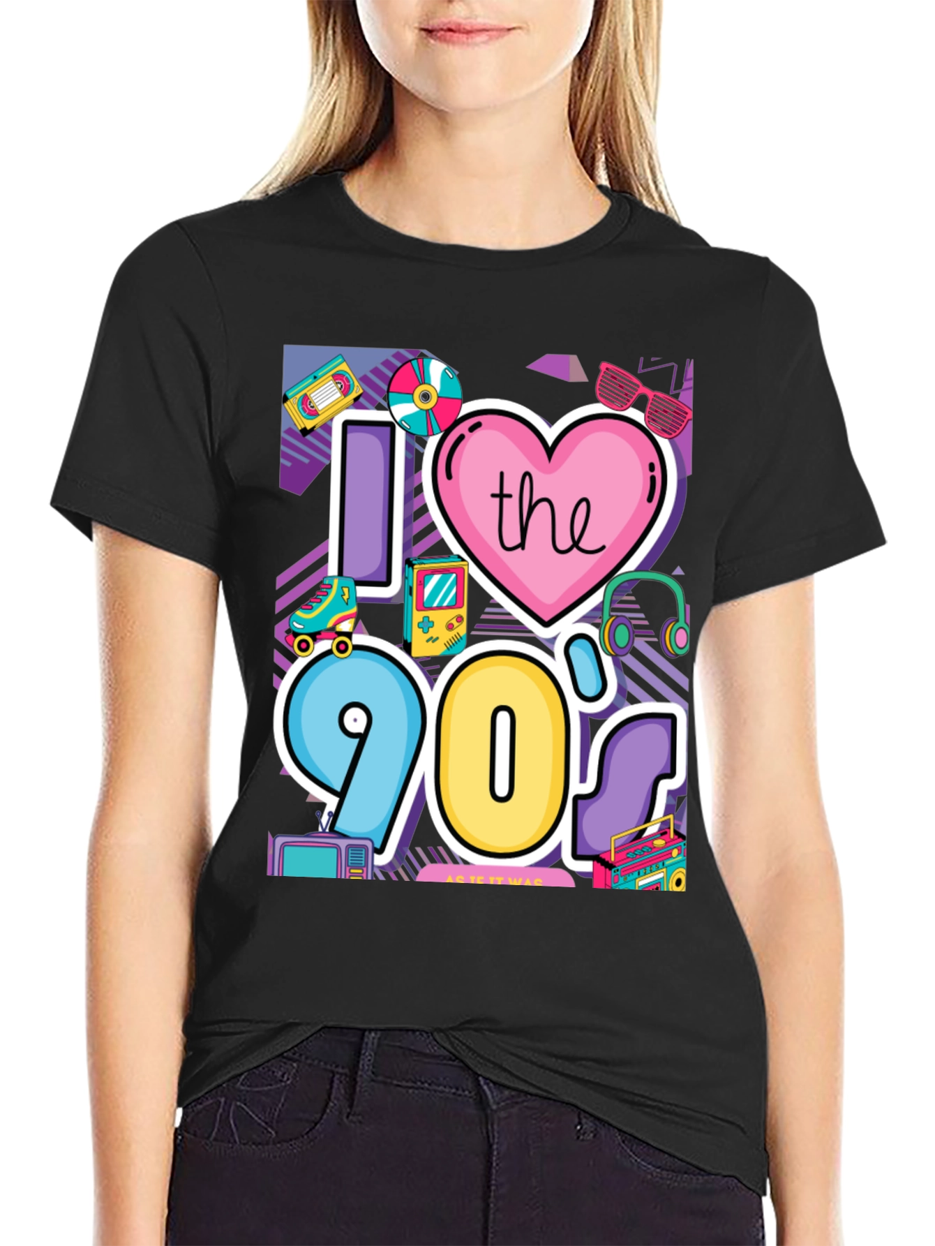 I Love the 90s Retro Graphic Tee