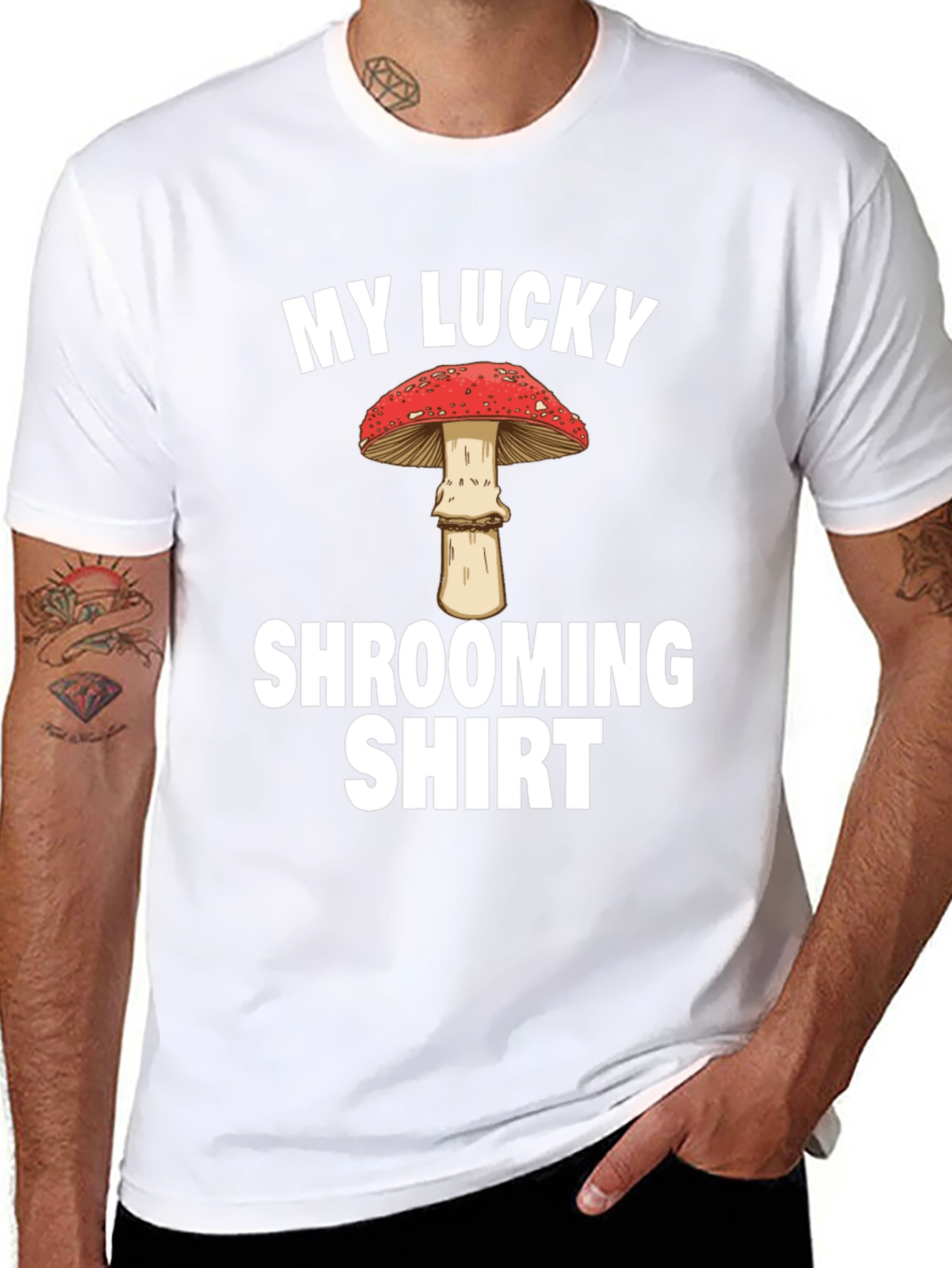 My Lucky Shrooming Shirt - Mushroom Graphic Tee