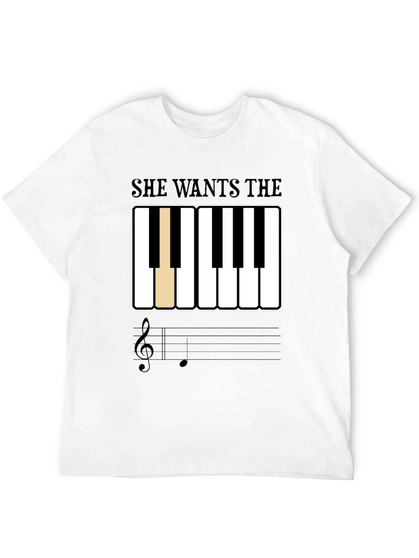 She Wants The D Piano T-Shirt