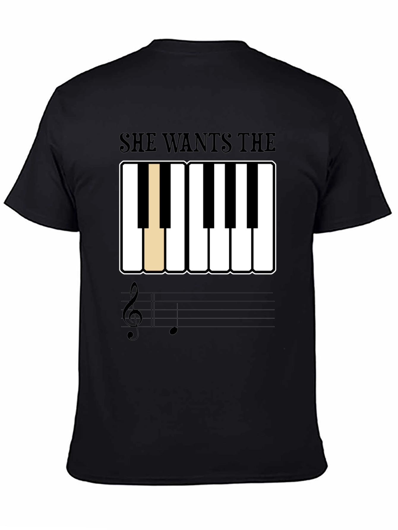 She Wants The D Piano T-Shirt