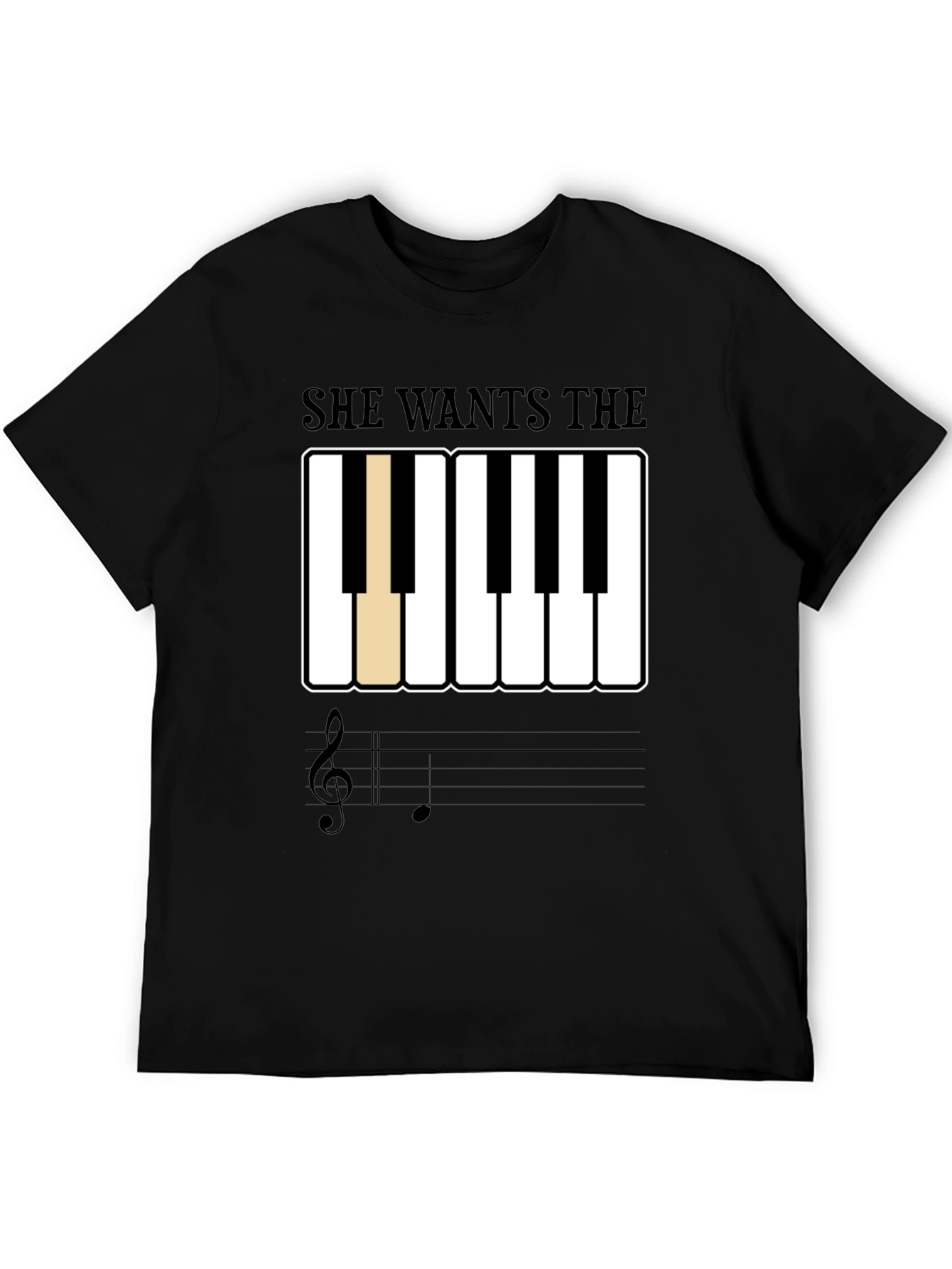 She Wants The D Piano T-Shirt