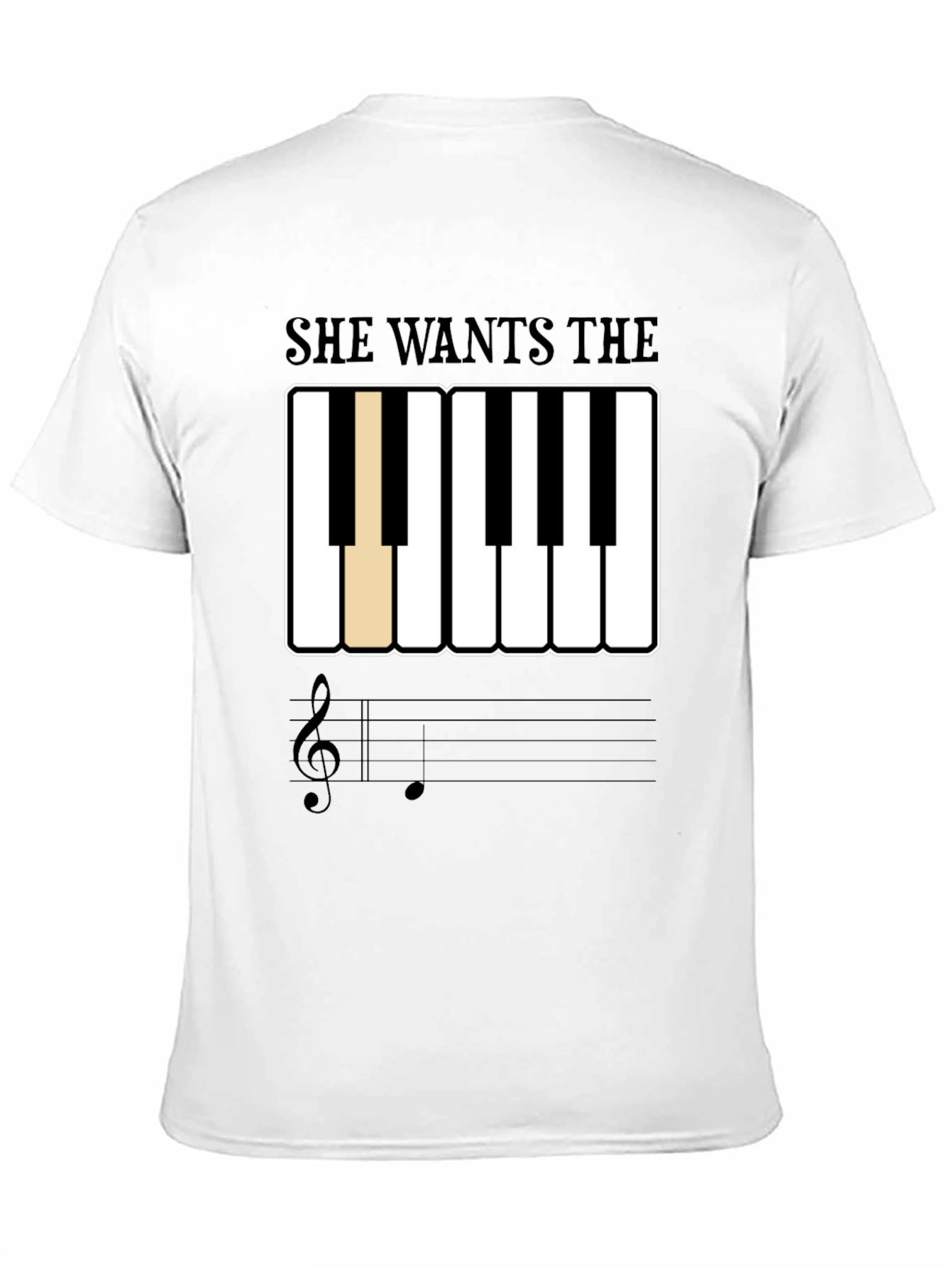 She Wants The D Piano T-Shirt