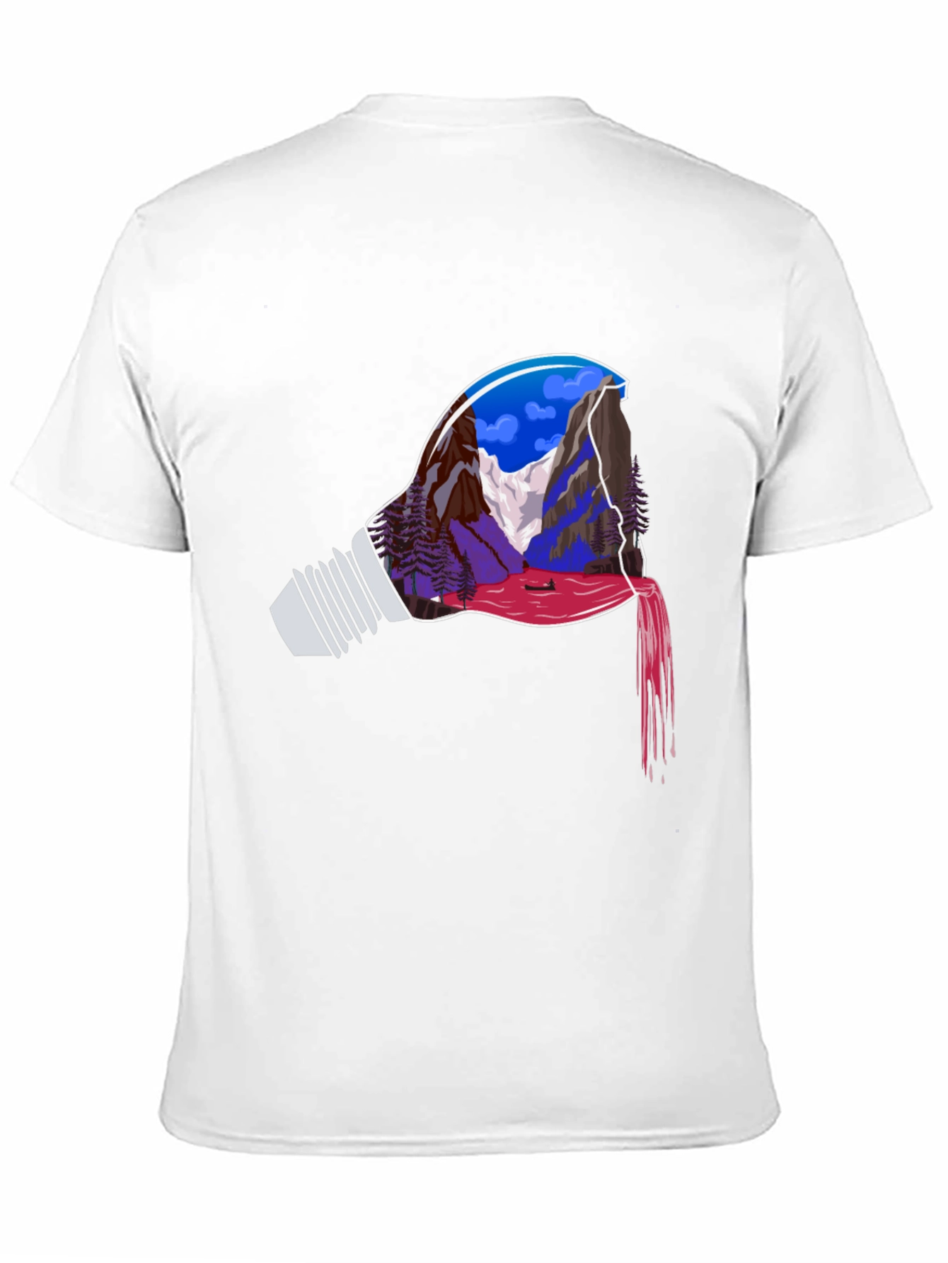 Mountainscape Lightbulb Graphic Tee