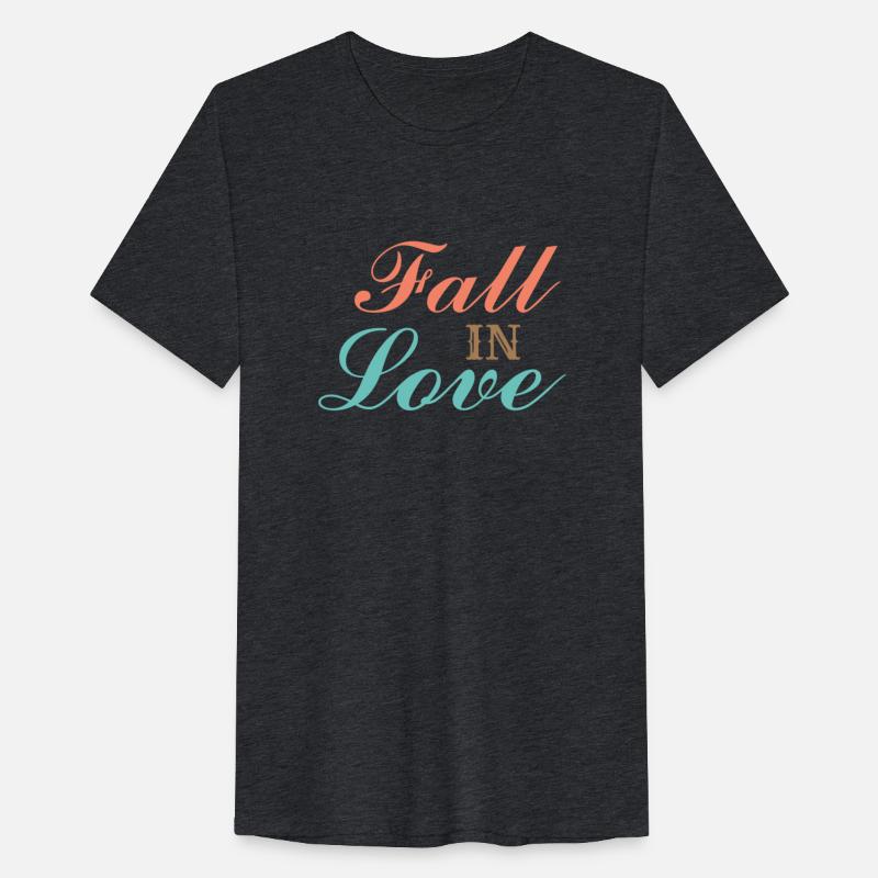 Font design for the word "fall in love"