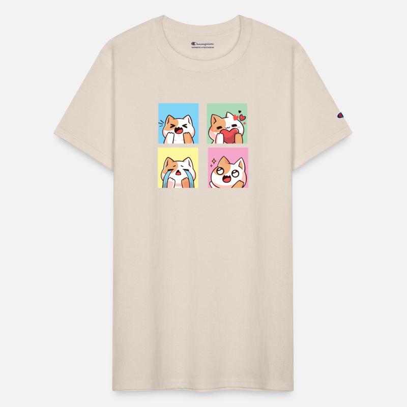 four cute cat reaction