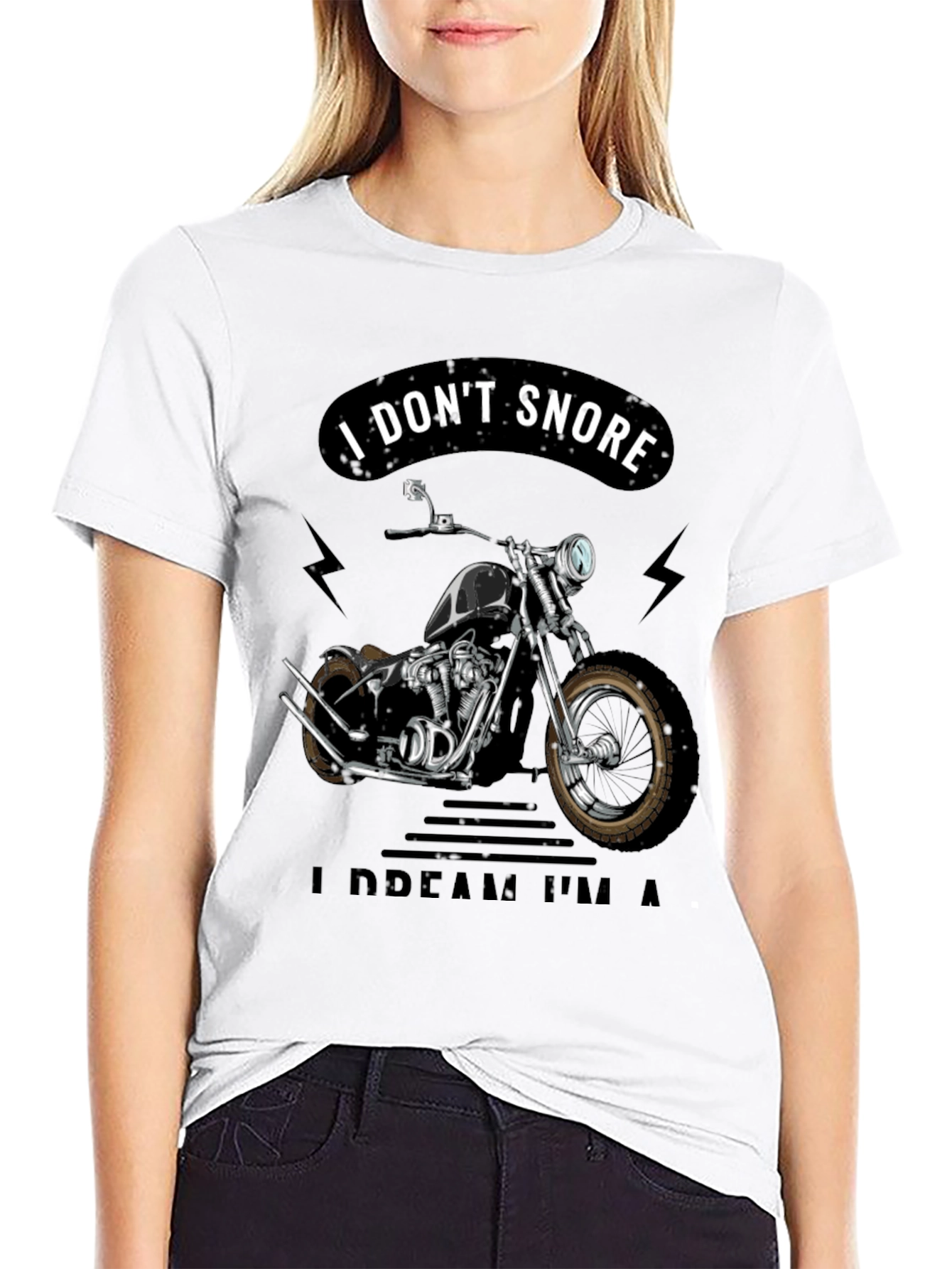 I Dont Snore Motorcycle T-Shirt