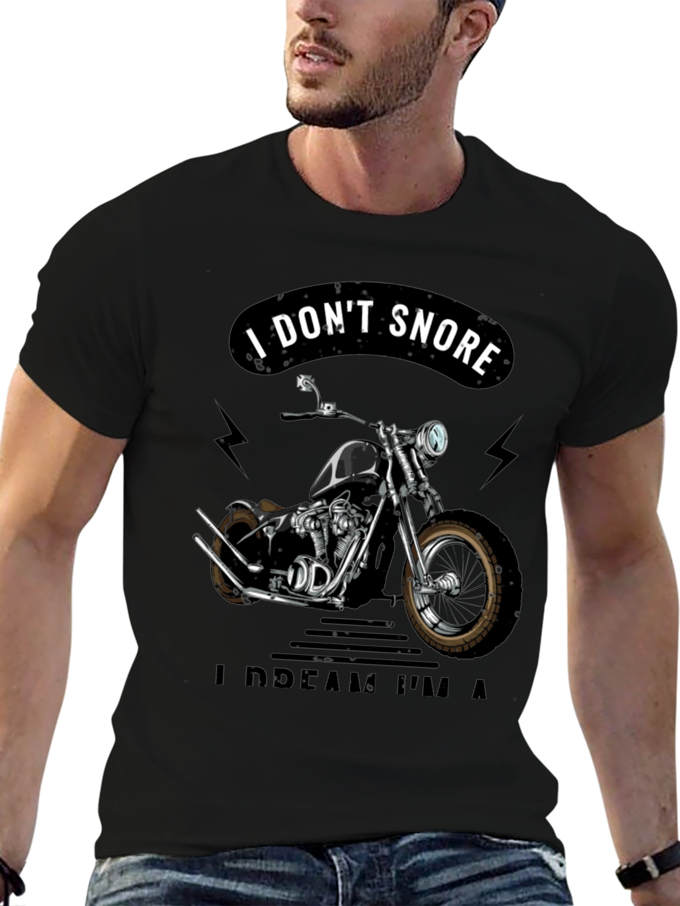 I Dont Snore Motorcycle T-Shirt