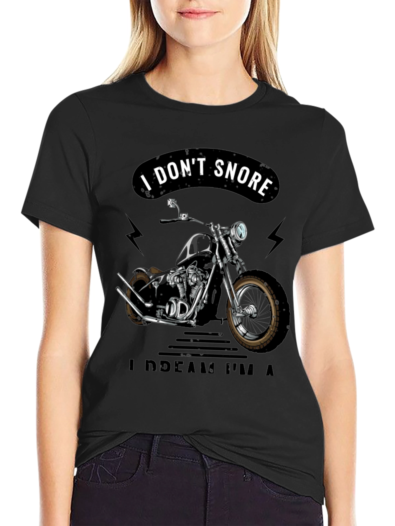 I Dont Snore Motorcycle T-Shirt