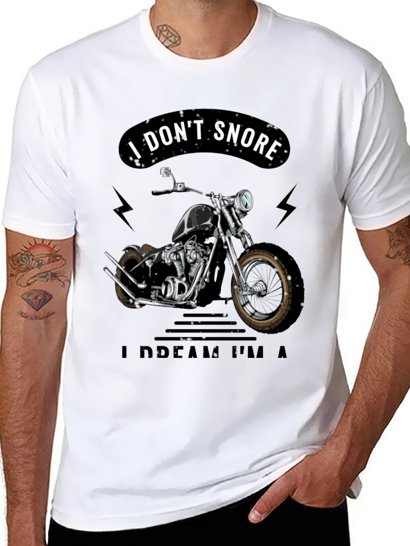 I Dont Snore Motorcycle T-Shirt