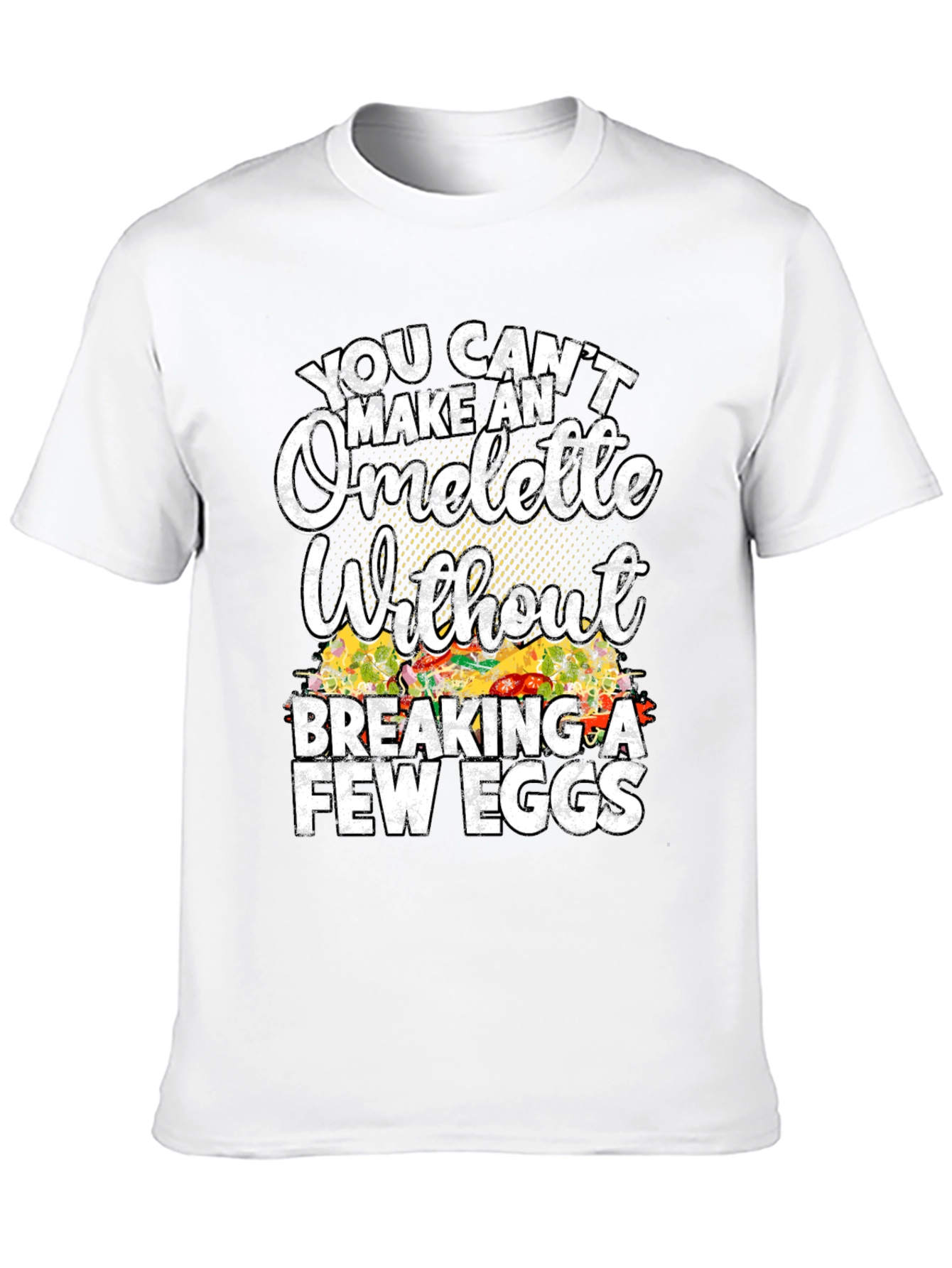 Funny Omelette Graphic T-Shirt - Chef Gift