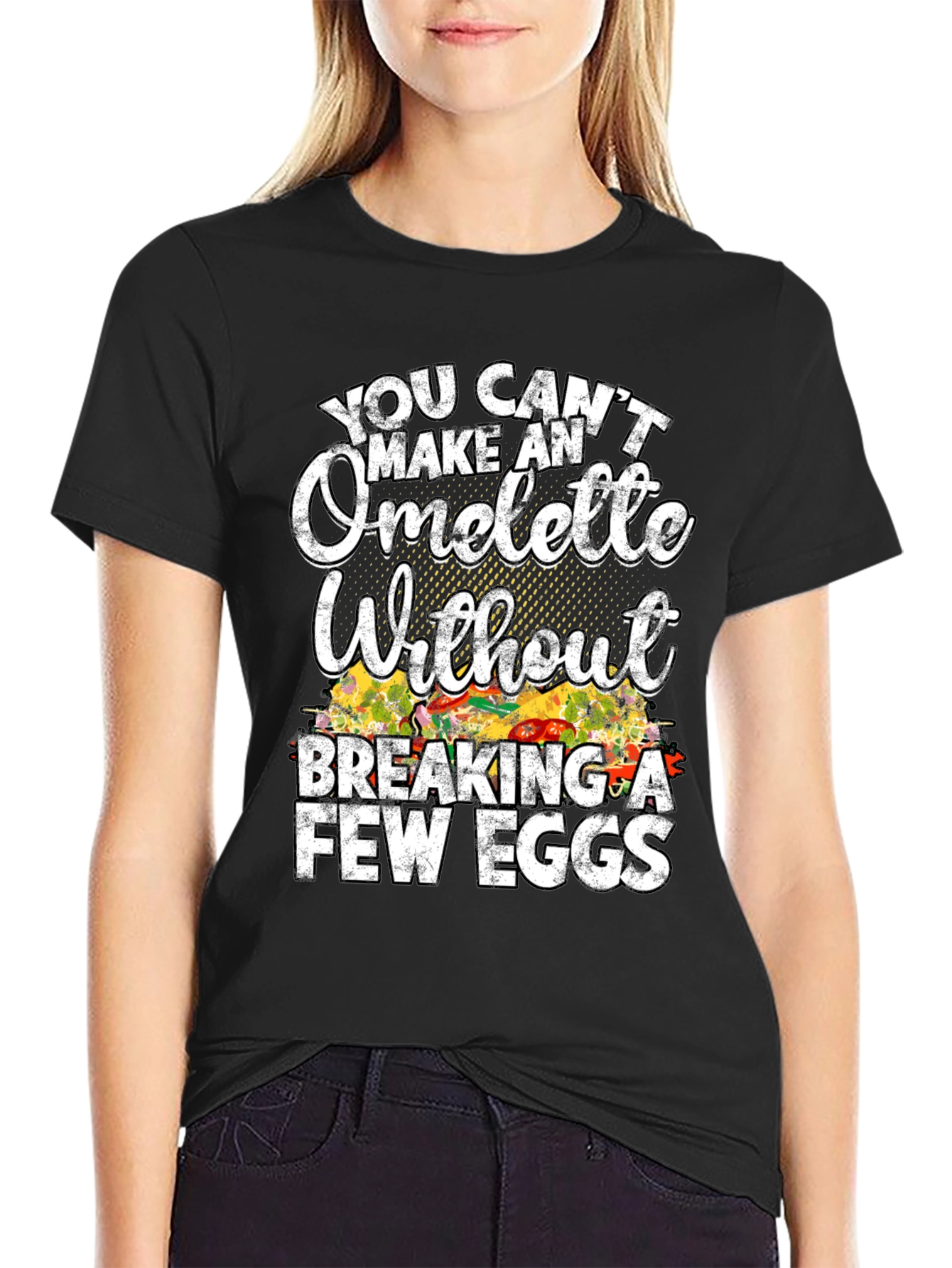 Funny Omelette Graphic T-Shirt - Chef Gift