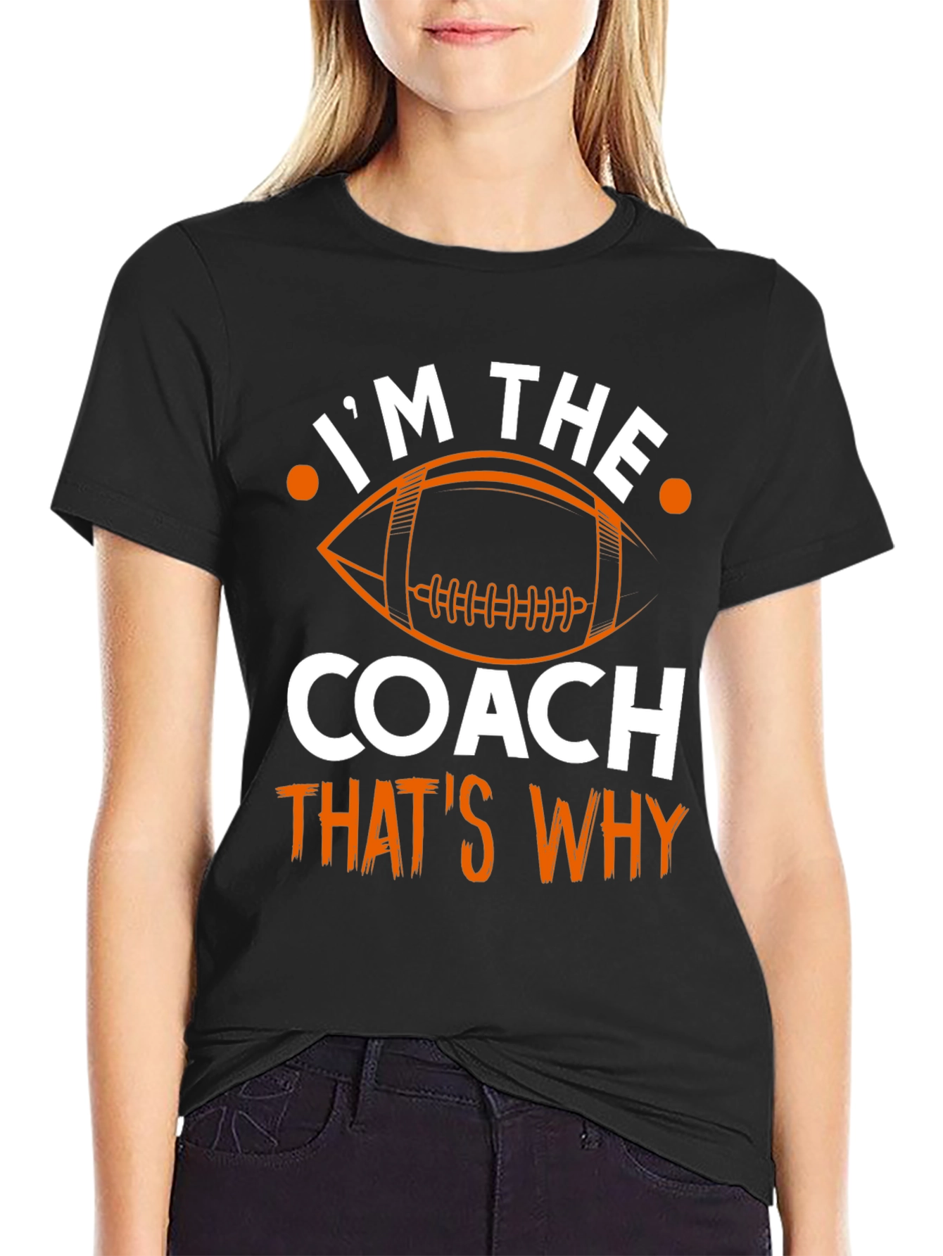 Im The Coach T-Shirt Football Graphic Tee