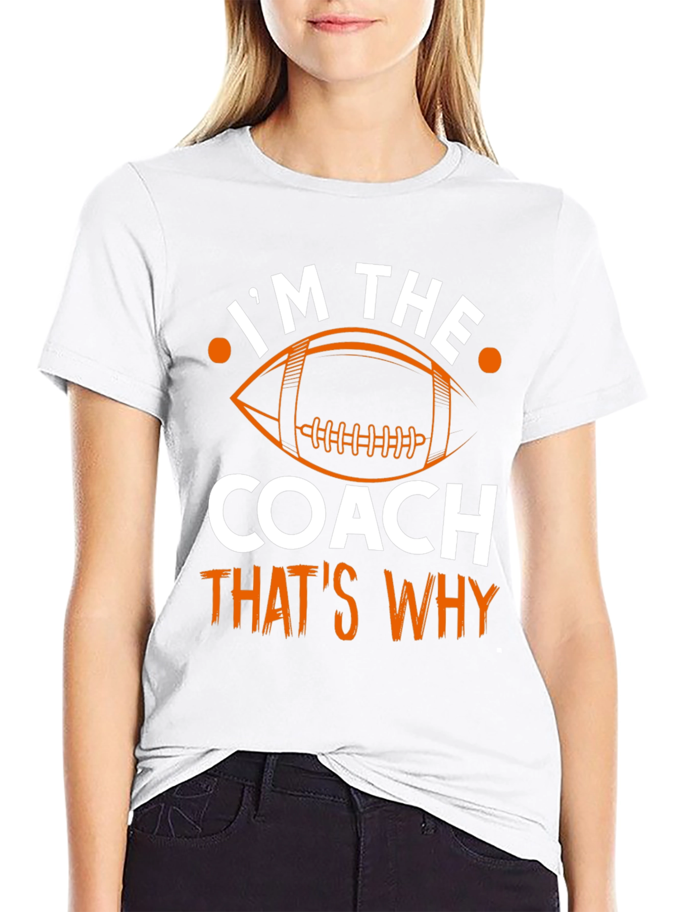 Im The Coach T-Shirt Football Graphic Tee