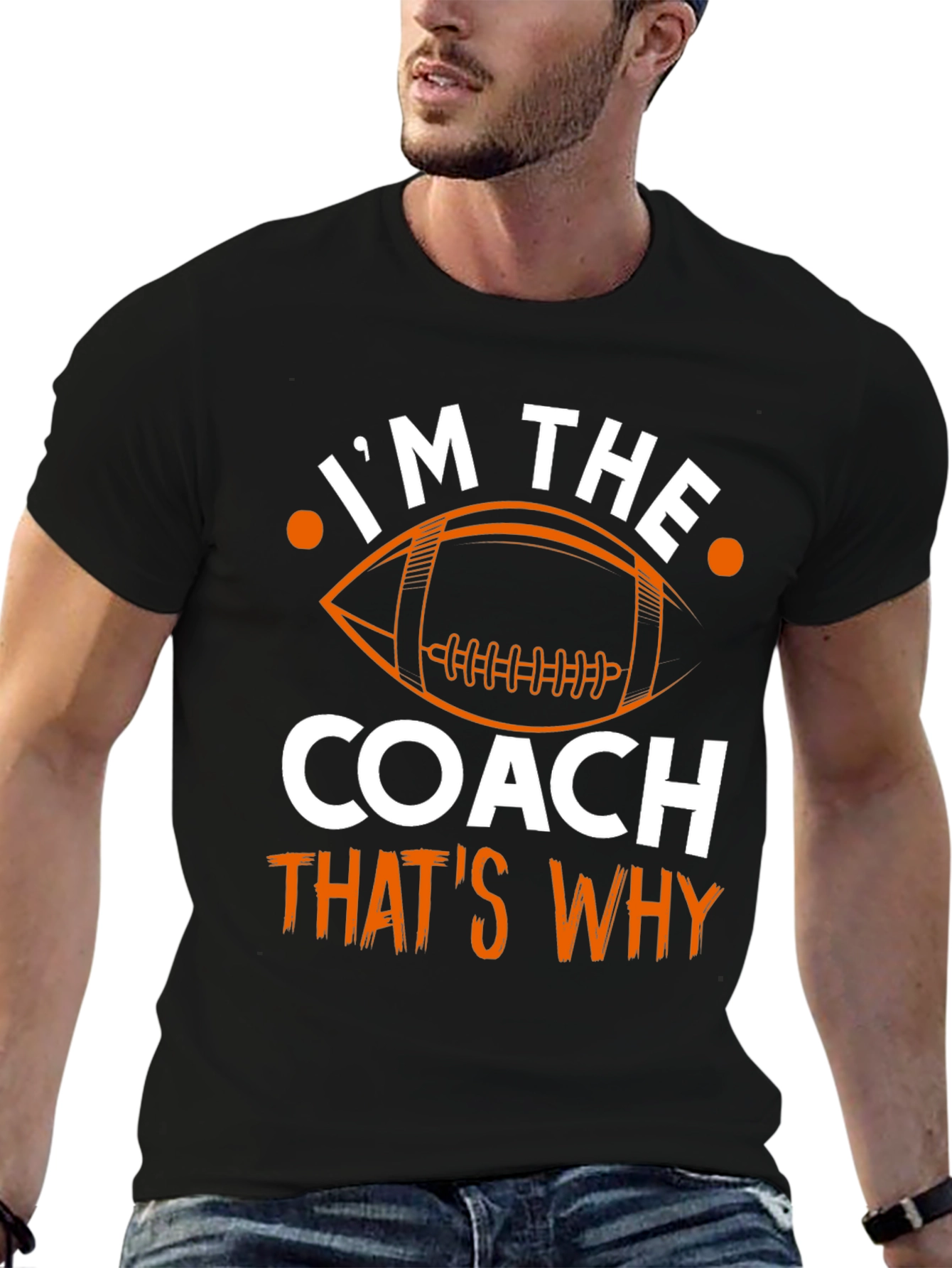 Im The Coach T-Shirt Football Graphic Tee