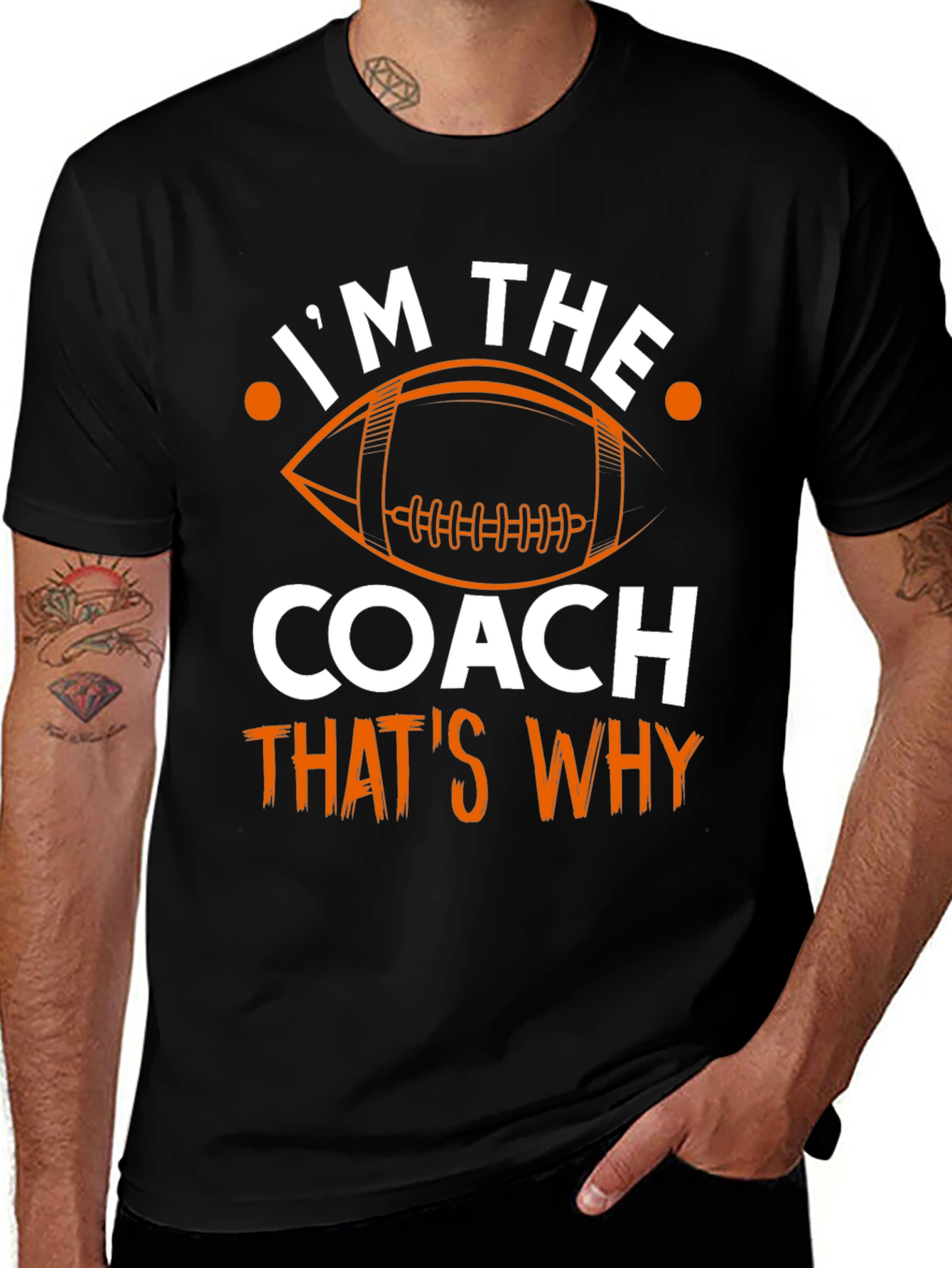 Im The Coach T-Shirt Football Graphic Tee
