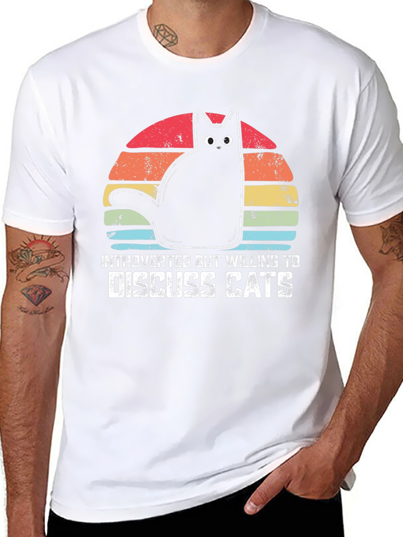 Introverted Cat Lover T-Shirt