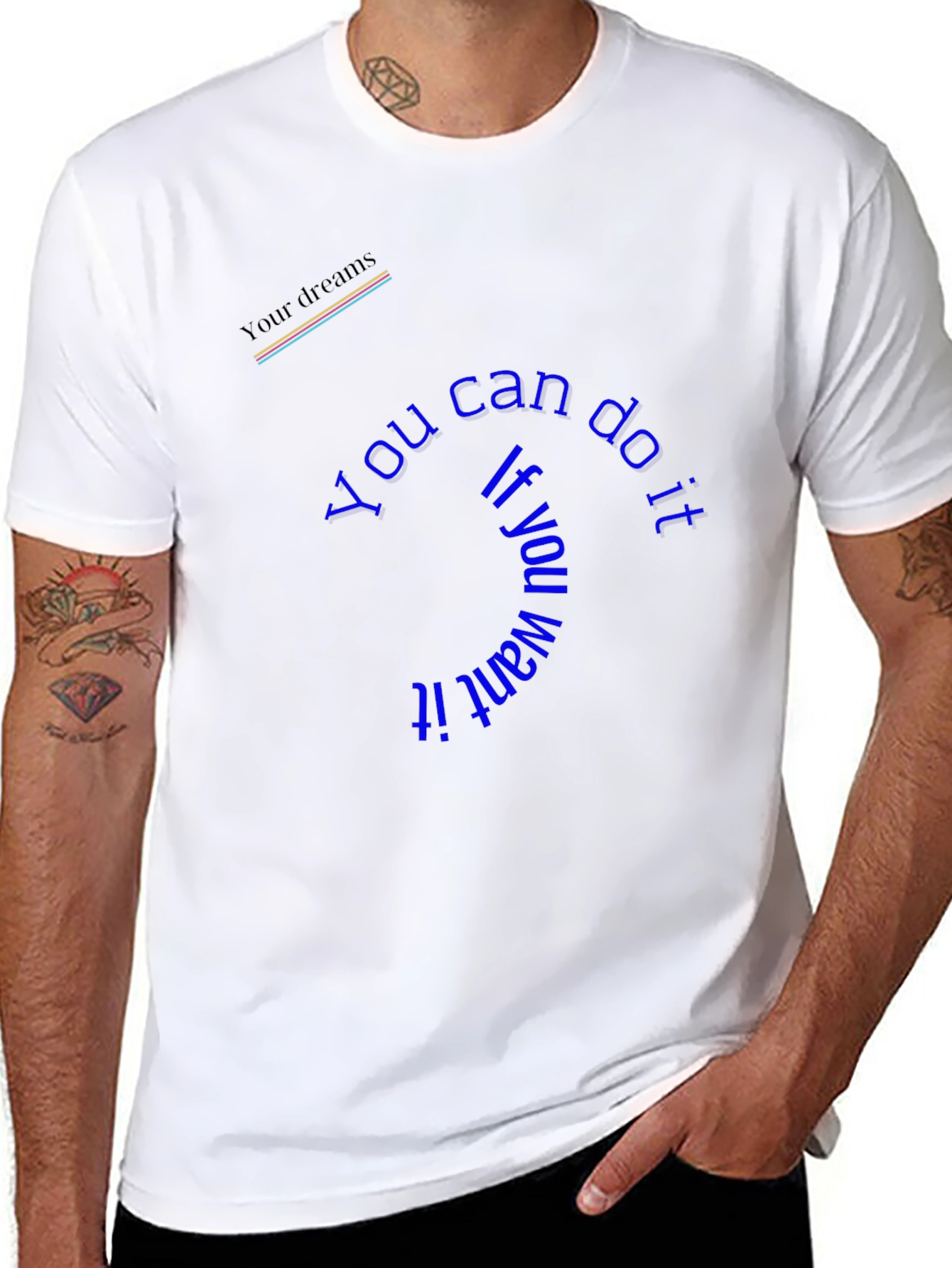 Motivational T-Shirt - You Can Do It