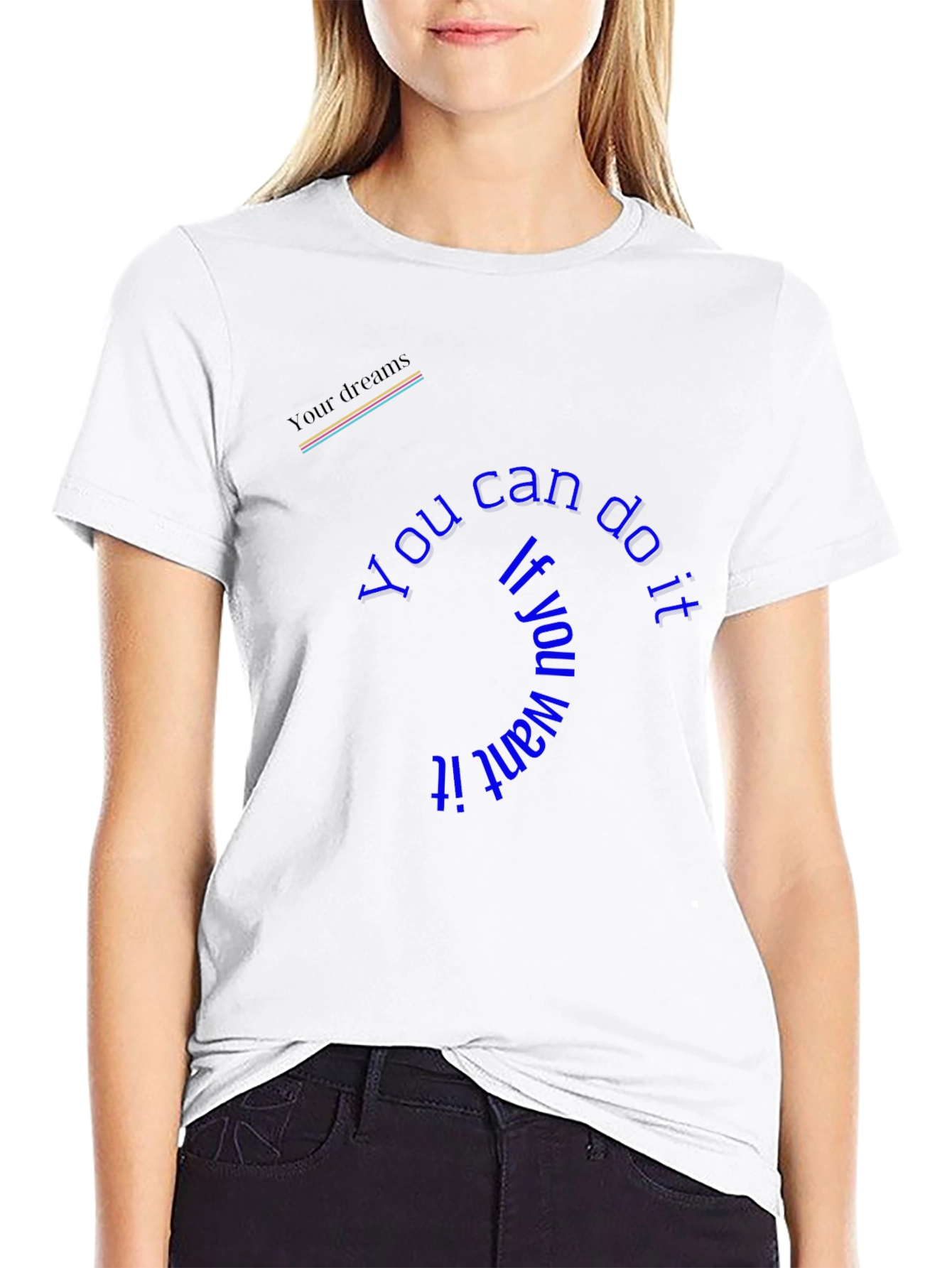 Motivational T-Shirt - You Can Do It