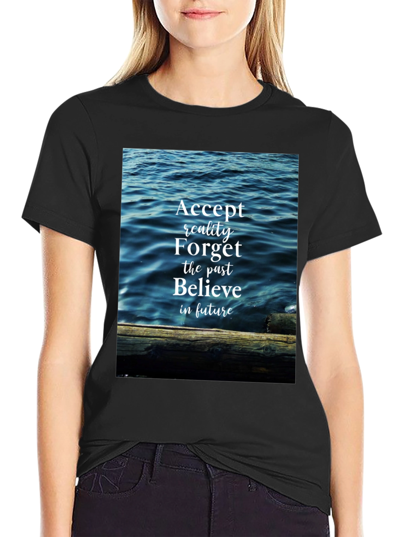 Inspirational Ocean Graphic T-Shirt