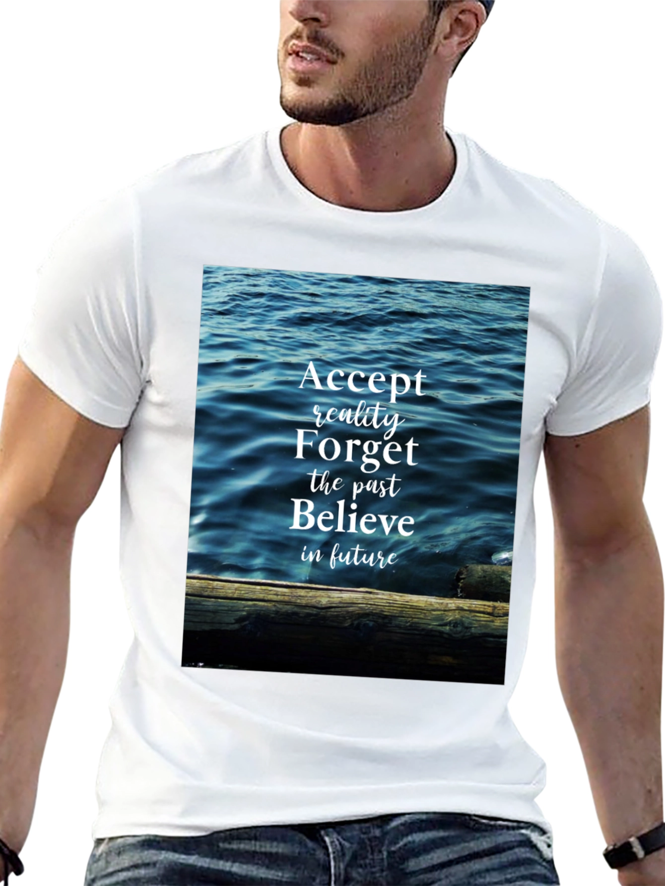 Inspirational Ocean Graphic T-Shirt