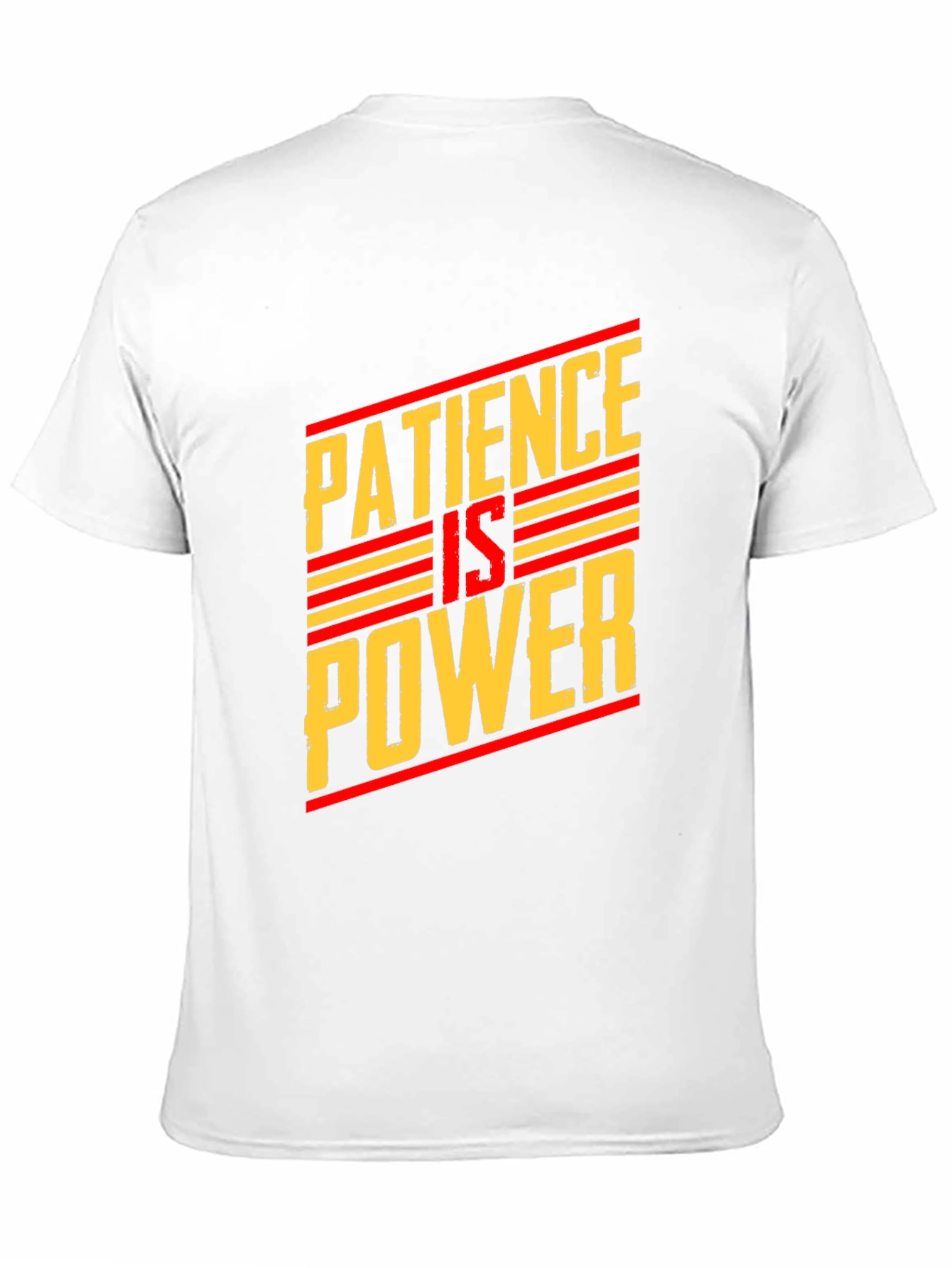 Patience Is Power Graphic T-Shirt - Black