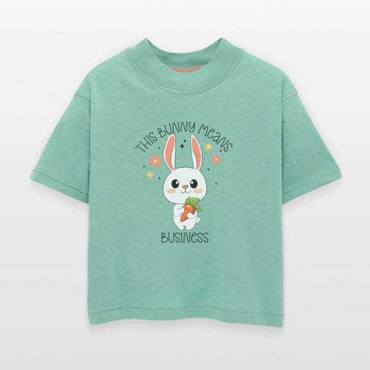 Funny Bunny, Rabbit, Hare art with Black Text Gift