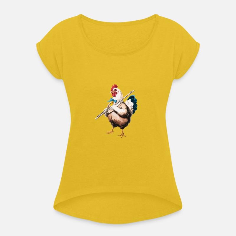 Funny Chicken With Flute