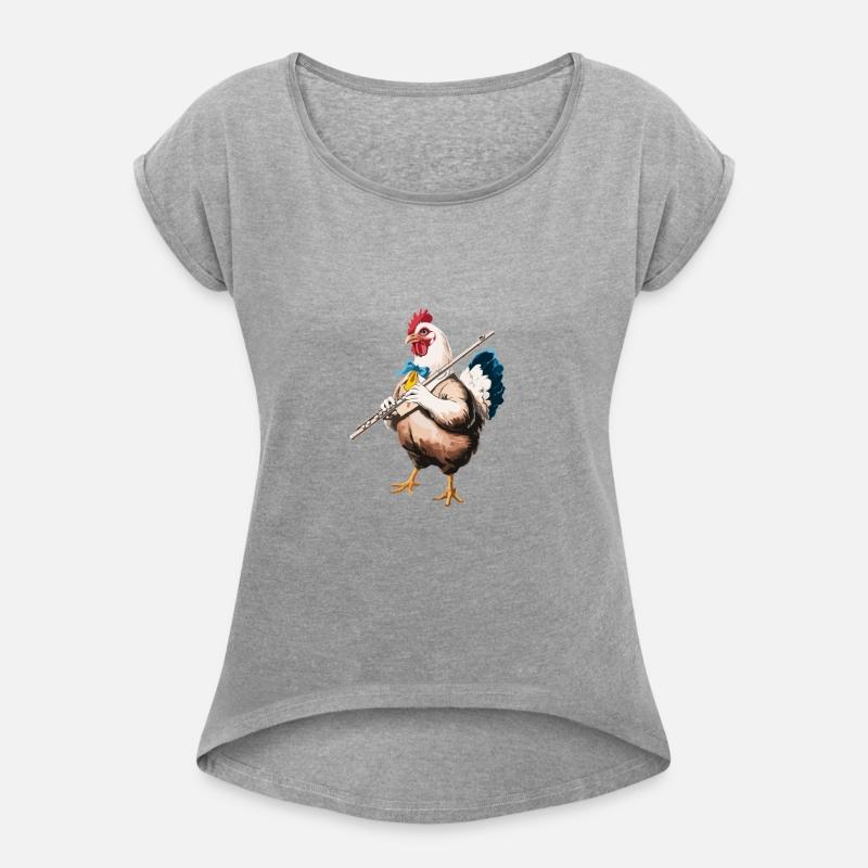 Funny Chicken With Flute