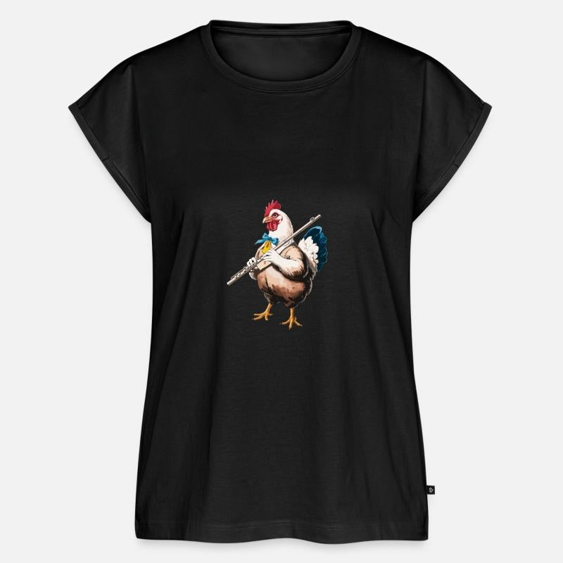 Funny Chicken With Flute