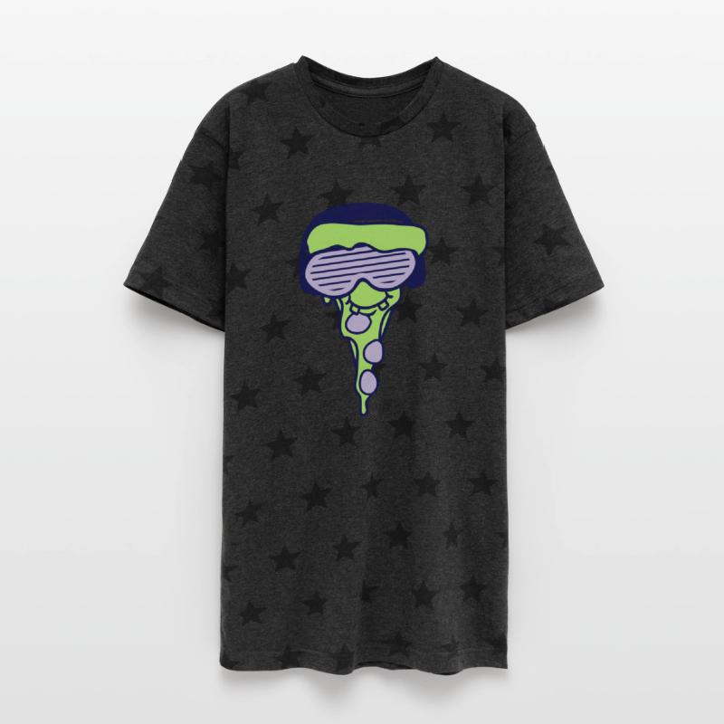 Funny DJ Salami Pizza Slice Fast Food Music Party