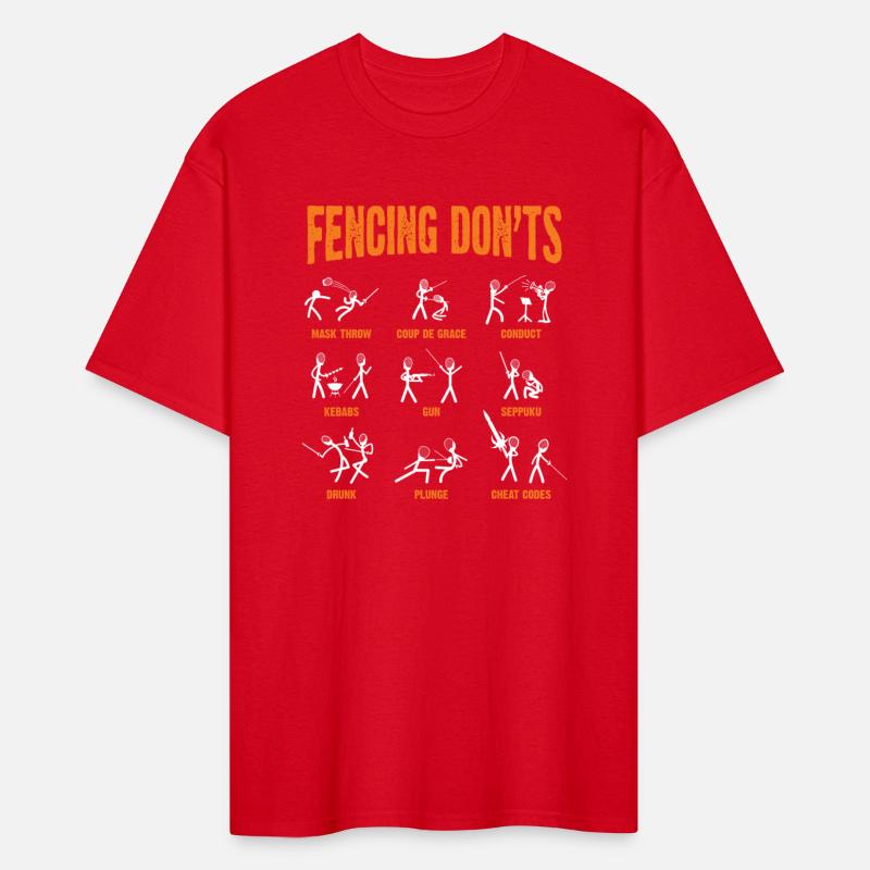 Funny Fencing Donts - Fencing Sport Fencer
