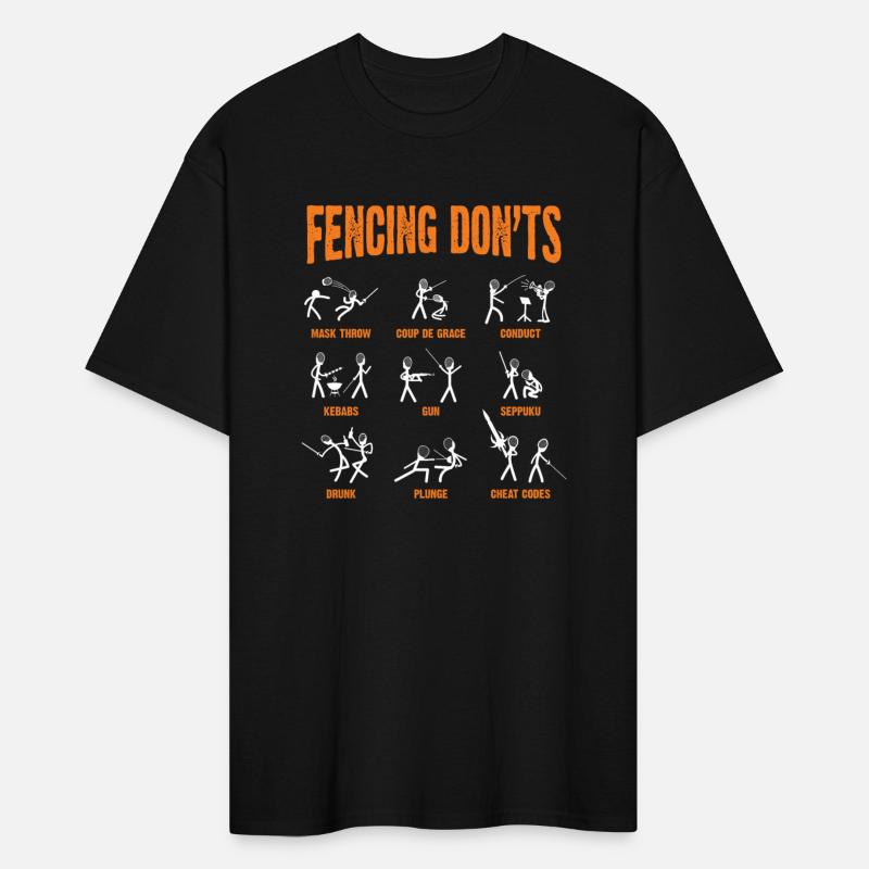 Funny Fencing Donts - Fencing Sport Fencer